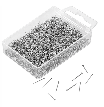 Stecknadeln Eisen silbern vernickelt 50g