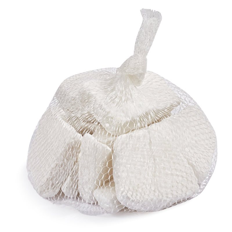 Stein-Platten weiß im Netz 500g