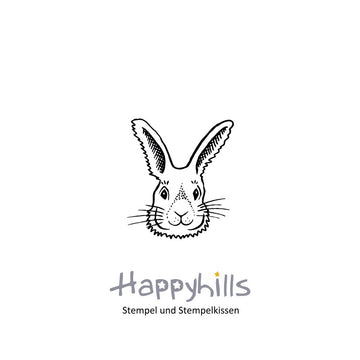 Holz-Stempel Osterhase 3,1x3,5cm