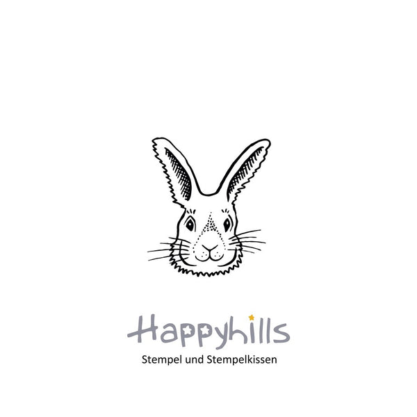 Holz-Stempel Osterhase 3,1x3,5cm