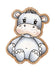 Stempel mit Holzgriff Creative Craftlab Friendz Holzstempel Henri 8,4 x 6,3 x 1,30 cm