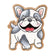 Stempel mit Holzgriff Creative Craftlab  Friendz Wooden Stamp Buddy 6,4 x 5,4 x 1,30 cm