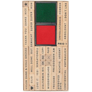 Stempelset Schriftenstempel Professional FSC 100% 34 Stück