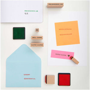 Stempelset Schriftenstempel Professional FSC 100% 34 Stück