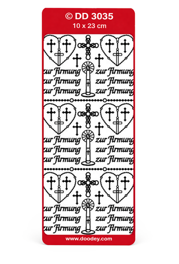 Shiny Outline Sticker Zur Firmung 1 Bogen 23x10cm
