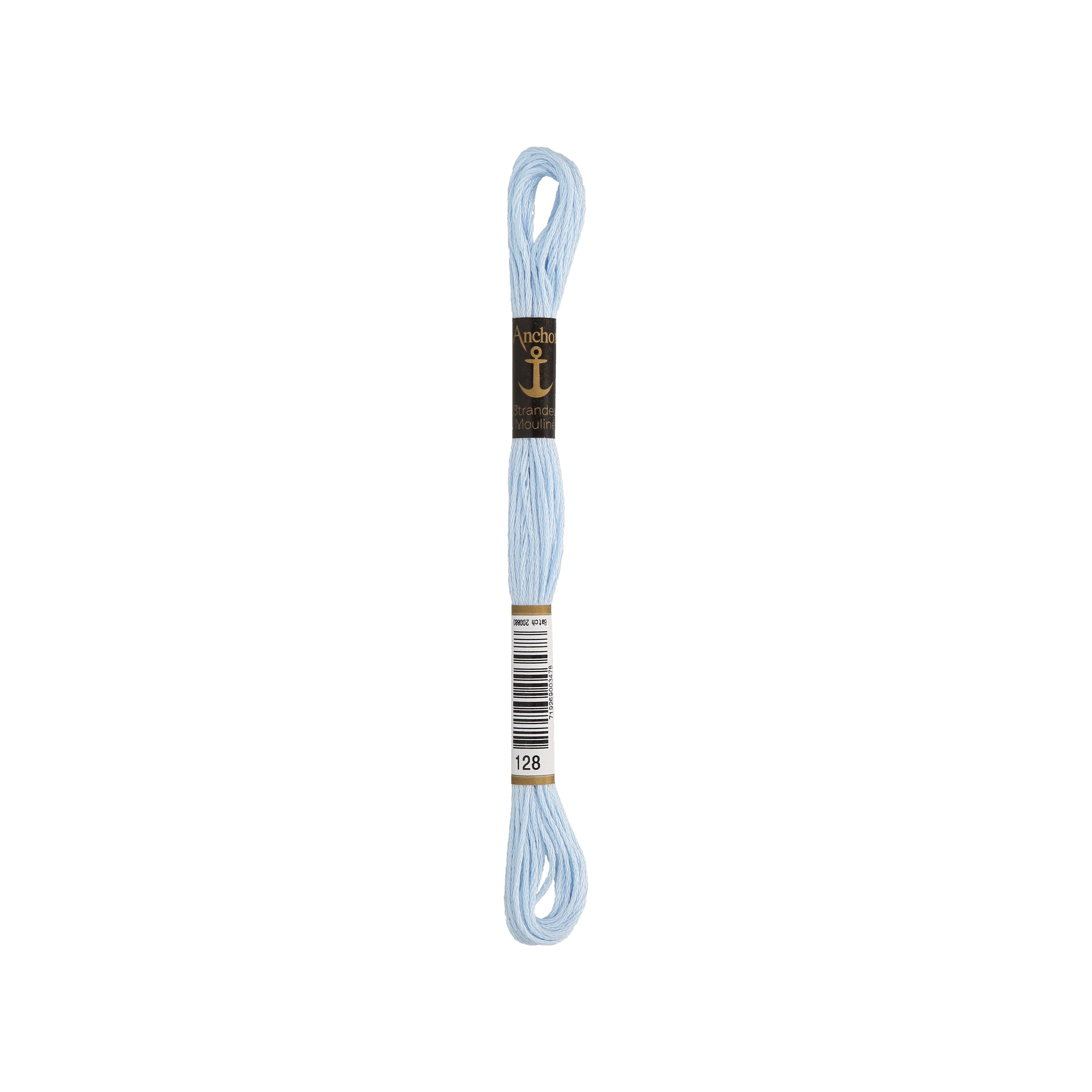 Anchor -Stranded Mouliné-Garn BLAUTÖNE Sticktwist 6-fädig 100% Baumwolle 8m