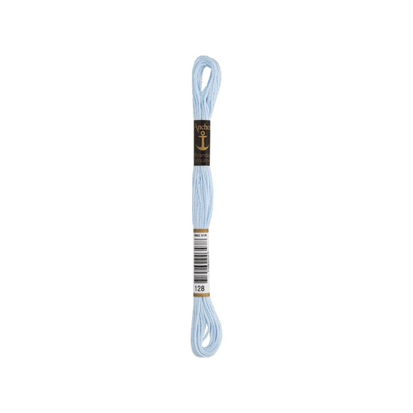 Anchor -Stranded Mouliné-Garn BLAUTÖNE Sticktwist 6-fädig 100% Baumwolle 8m