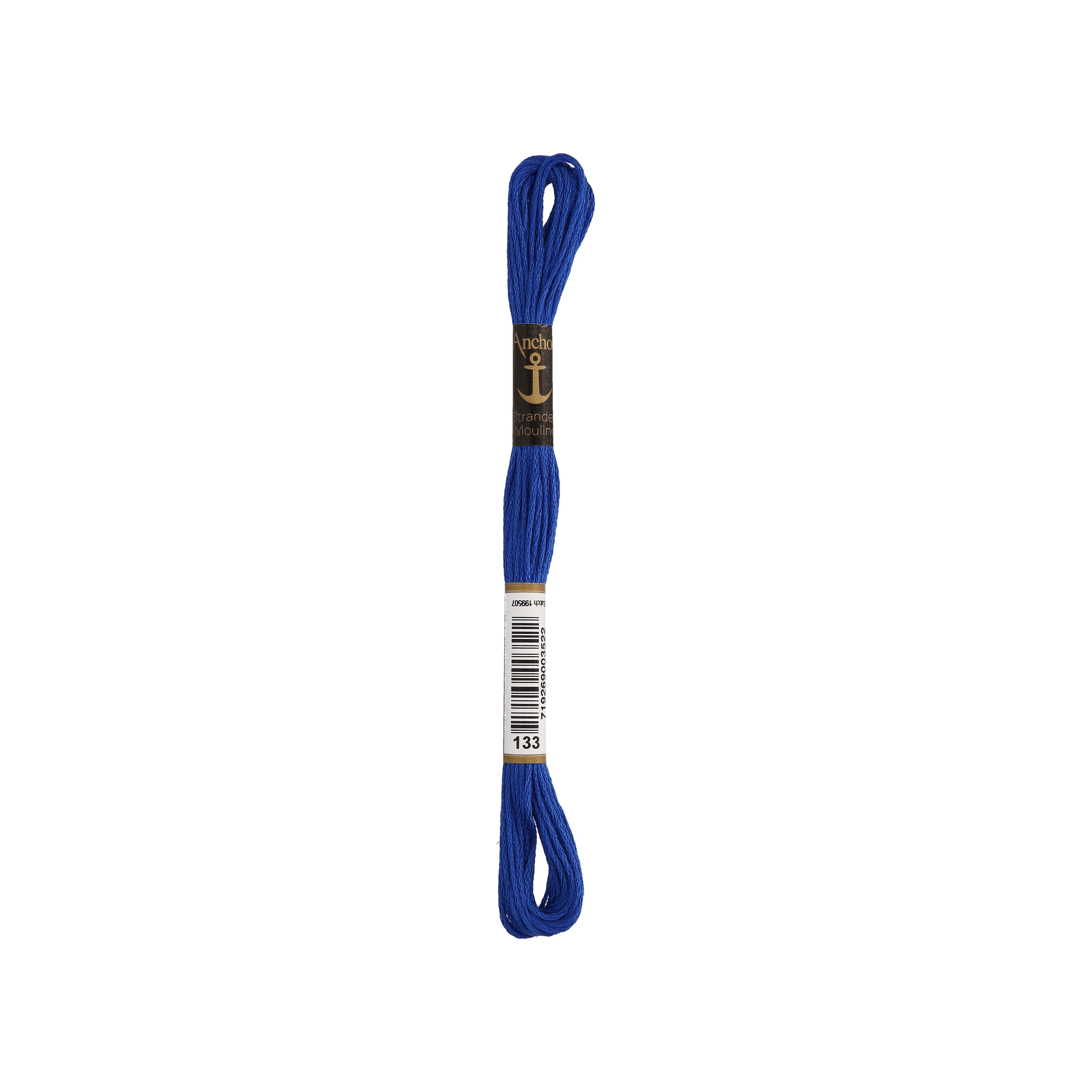 Anchor -Stranded Mouliné-Garn BLAUTÖNE Sticktwist 6-fädig 100% Baumwolle 8m
