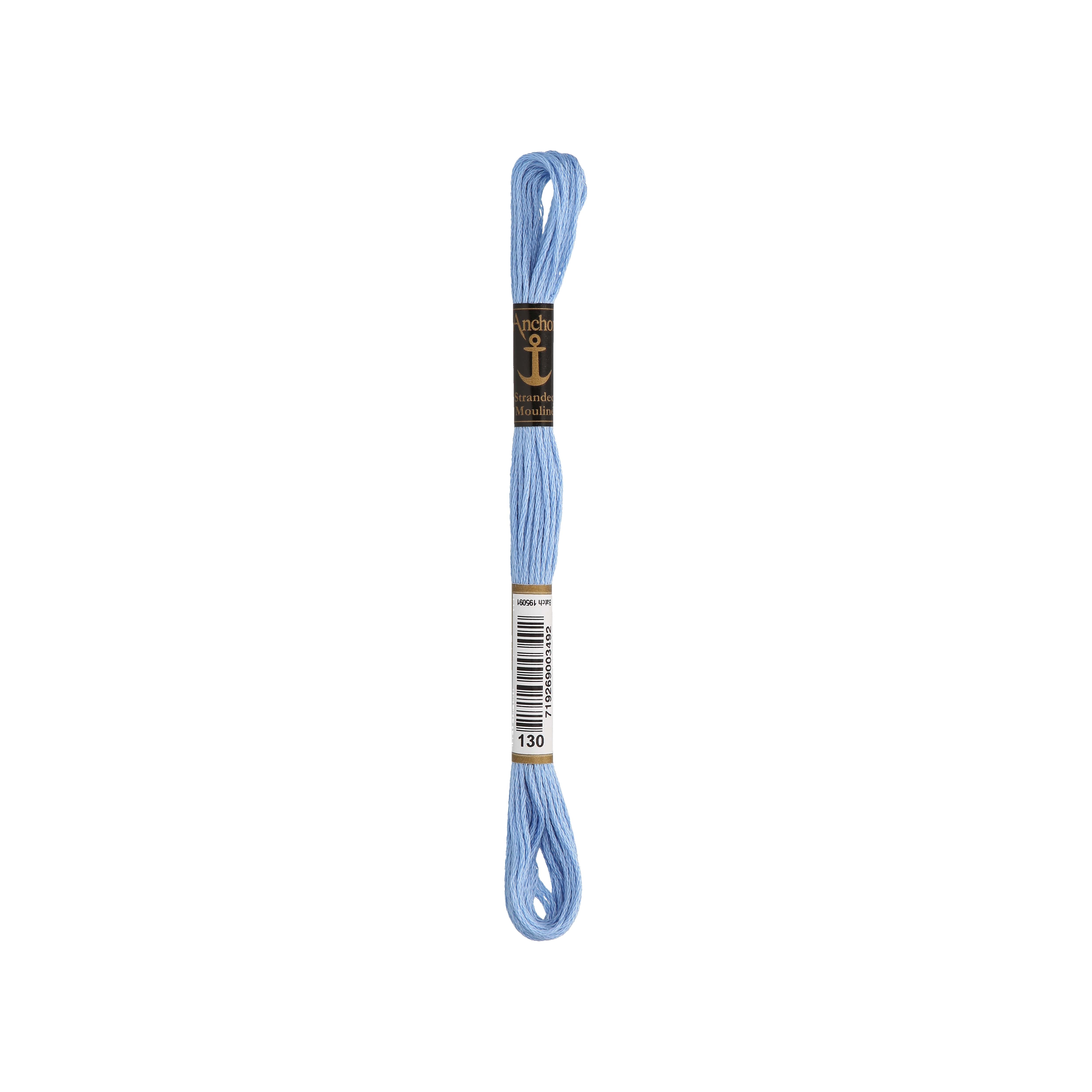 Anchor -Stranded Mouliné-Garn BLAUTÖNE Sticktwist 6-fädig 100% Baumwolle 8m