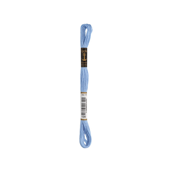Anchor -Stranded Mouliné-Garn BLAUTÖNE Sticktwist 6-fädig 100% Baumwolle 8m