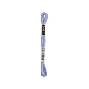 Anchor -Stranded Mouliné-Garn BLAUTÖNE Sticktwist 6-fädig 100% Baumwolle 8m