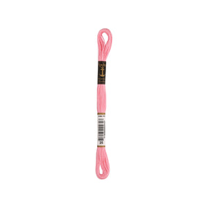 Anchor -Stranded Mouliné-Garn ROSATÖNE Sticktwist 6-fädig 100% Baumwolle 8m