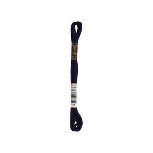Anchor -Stranded Mouliné-Garn BLAUTÖNE Sticktwist 6-fädig 100% Baumwolle 8m