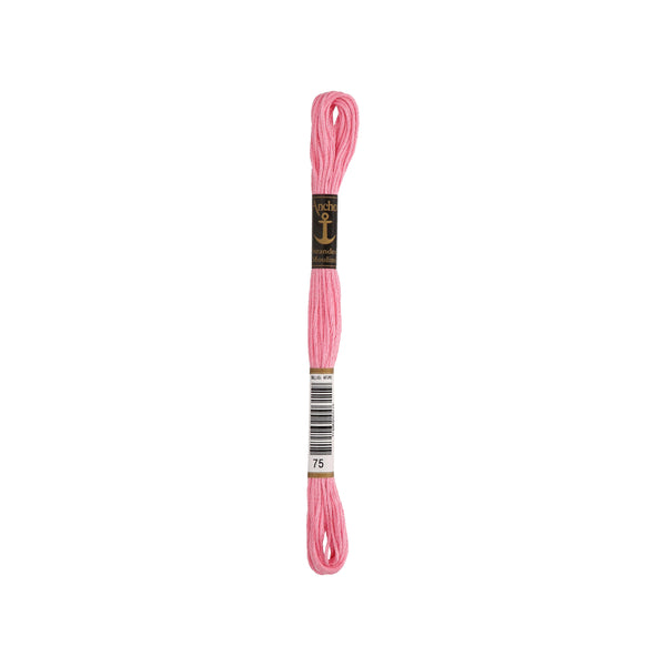 Anchor -Stranded Mouliné-Garn ROSATÖNE Sticktwist 6-fädig 100% Baumwolle 8m