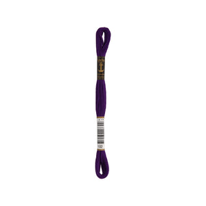 Anchor -Stranded Mouliné-Garn VIOLETTTÖNE Sticktwist 6-fädig 100% Baumwolle 8m
