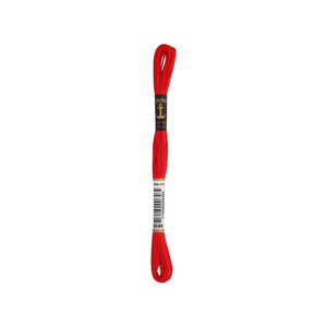 Anchor -Stranded Mouliné-Garn ROTTÖNE Sticktwist 6-fädig 100% Baumwolle 8m
