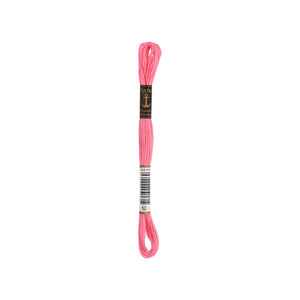 Anchor -Stranded Mouliné-Garn ROSATÖNE Sticktwist 6-fädig 100% Baumwolle 8m