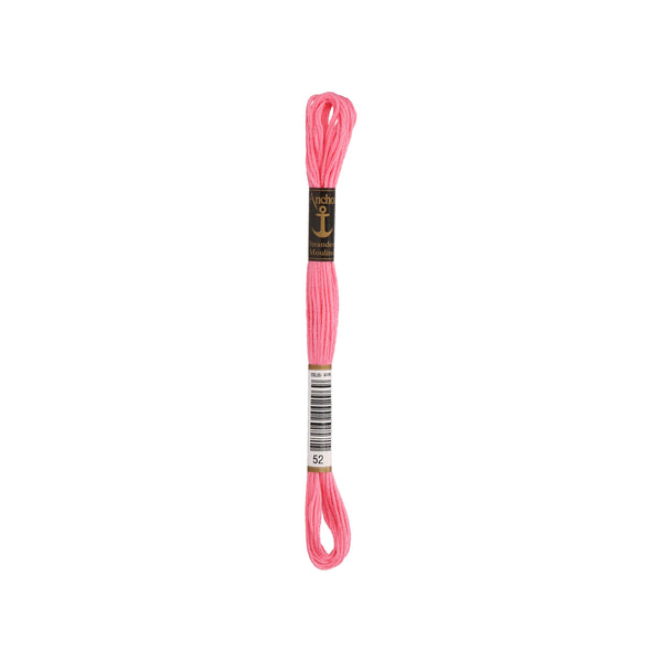 Anchor -Stranded Mouliné-Garn ROSATÖNE Sticktwist 6-fädig 100% Baumwolle 8m