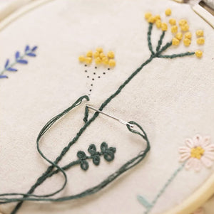 Stickset Anfänger Stickerei Blumen