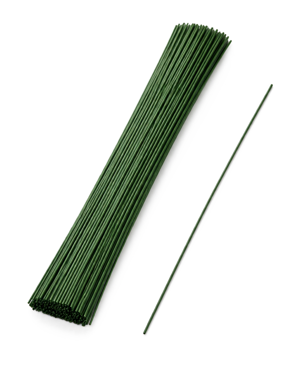 Stieldraht grün 0,6mm 30cm 30 Stück