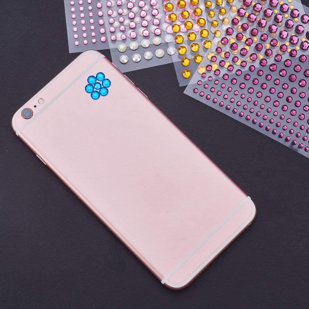 Strasssteine-Set selbstklebend 24 Bögen 3-6mm 3168 Stück