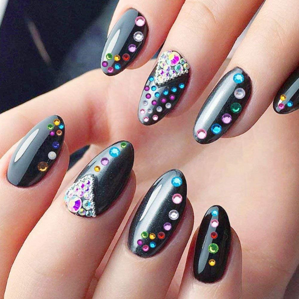 Strasssteine-Set selbstklebend 24 Bögen 3-6mm 3168 Stück