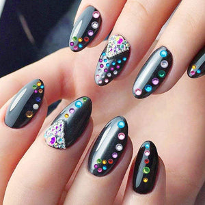 Strasssteine-Set selbstklebend 24 Bögen 3-6mm 3168 Stück