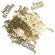 Rico Design Flitter "Happy Birthday" gold 100 Stück