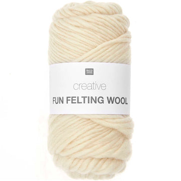 Rico Design Creative Fun Felting Wool Strickfilzwolle 50g 50m