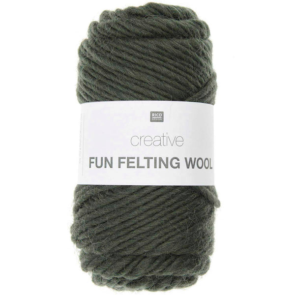 Rico Design Creative Fun Felting Wool Strickfilzwolle 50g 50m