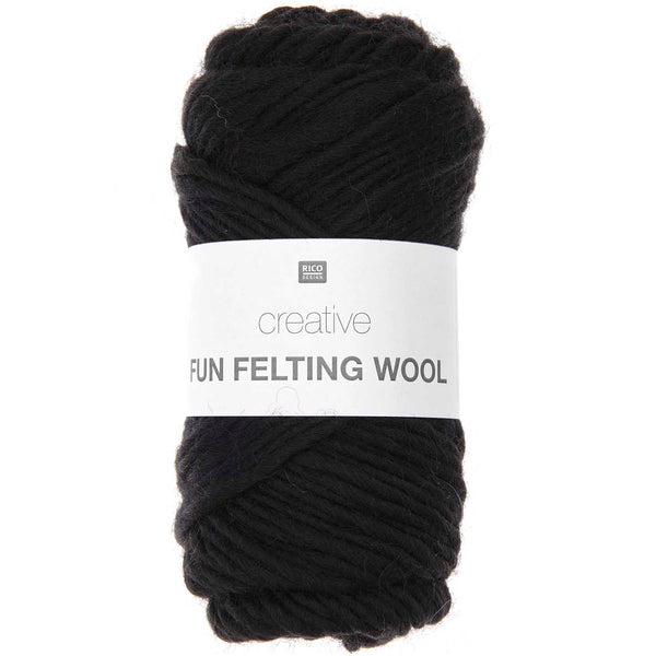 Rico Design Creative Fun Felting Wool Strickfilzwolle 50g 50m
