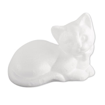 Styropor Katze lagd 14 cm