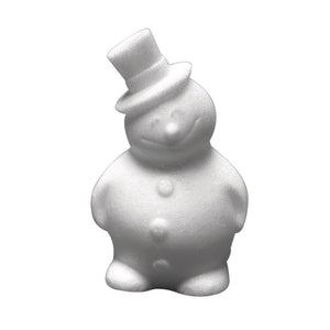 Styropor Schneemann weiß 17cm