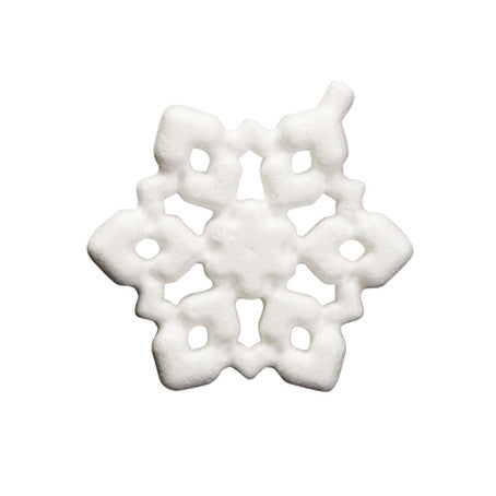 Styropor Schneeflocke Eiskristall 7,5cm