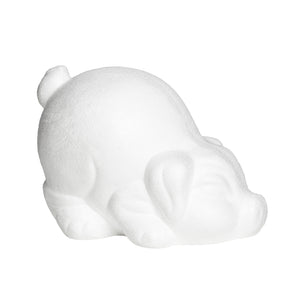 Styropor Schweinchen 12x15,5cm 1 Stück