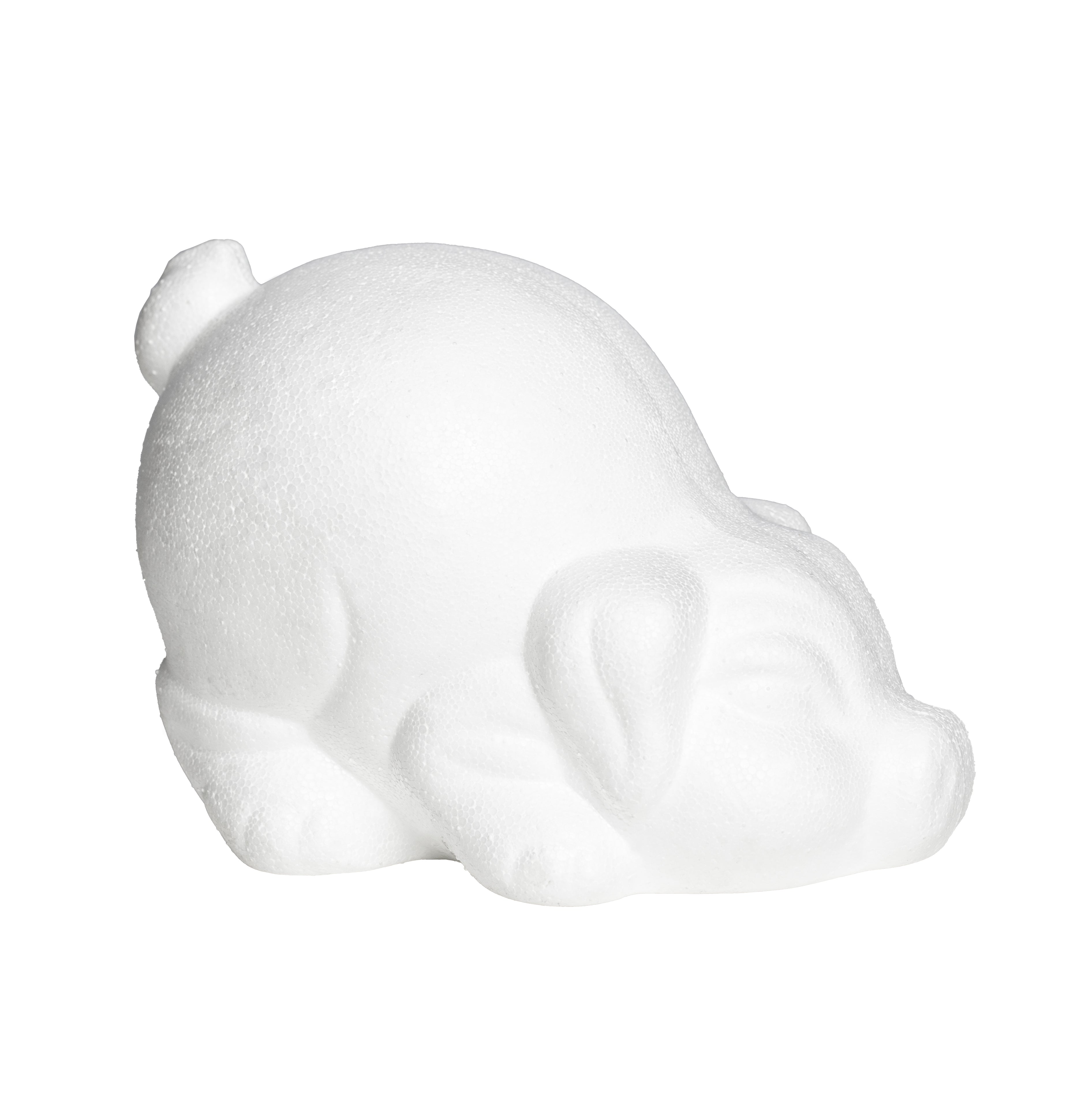 Styropor Schweinchen 12x15,5cm 1 Stück