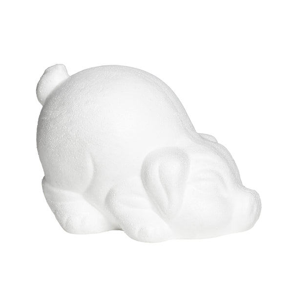 Styropor Schweinchen 12x15,5cm 1 Stück