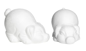 Styropor Schweinchen 12x15,5cm 1 Stück