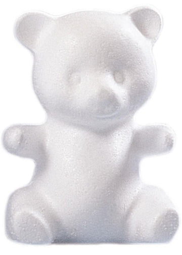 Styropor Bär sitzend 16cm
