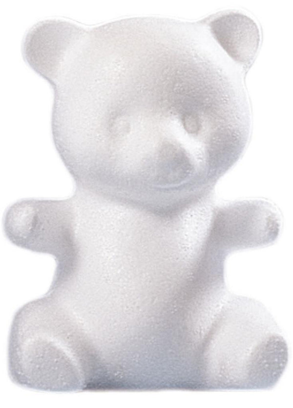Styropor Bär sitzend 16cm