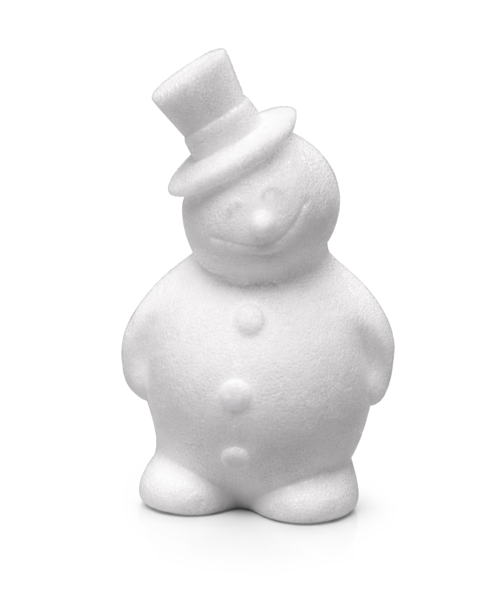 Styropor Schneemann weiß 17cm
