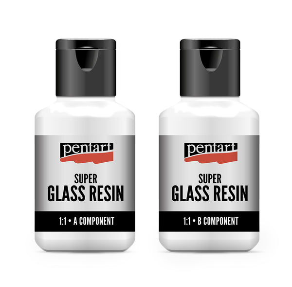Pentart Super Glass Resin transparent 1:1 Set 2-Komponenten