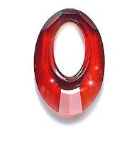 Helios Anhänger 6040, 40 mm, 1 Stück, rotes Magma