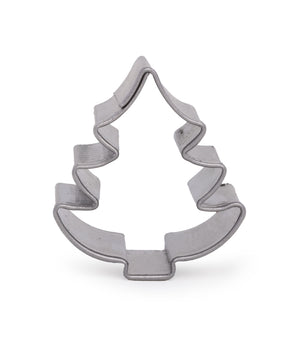 Mini Weihnachtsbaum Ausstecher aus Weißblech 23x20mm