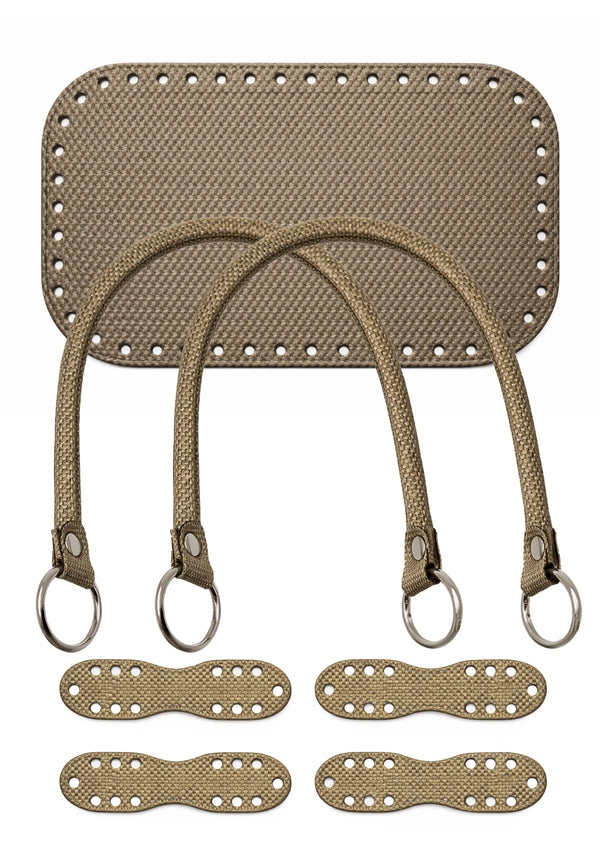 Taschen-Set Taschenboden 18x28cm 2 Griffe