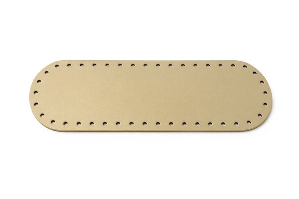 Taschenboden Kunstleder glatt 30x10cm