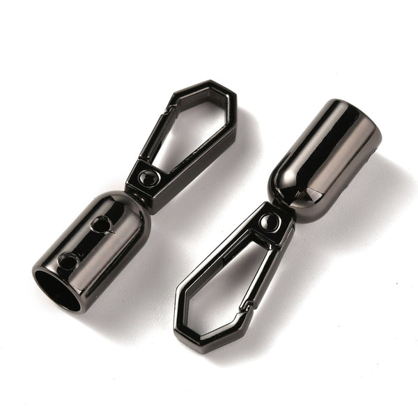 Taschenhenkelhalter zum Schrauben Metall für Gurtband 45,5x12,5mm 2 Stück