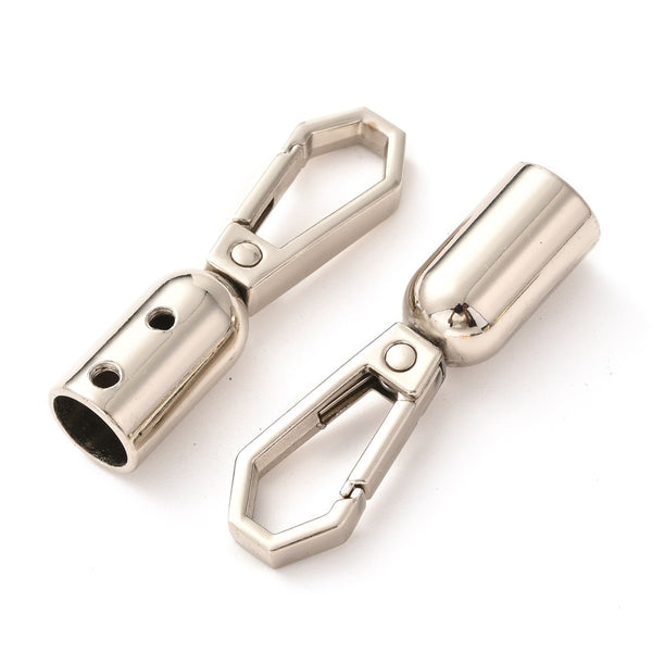 Taschenhenkelhalter zum Schrauben Metall für Gurtband 45,5x12,5mm 2 Stück