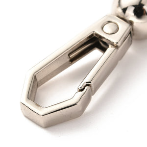 Taschenhenkelhalter zum Schrauben Metall für Gurtband 45,5x12,5mm 2 Stück