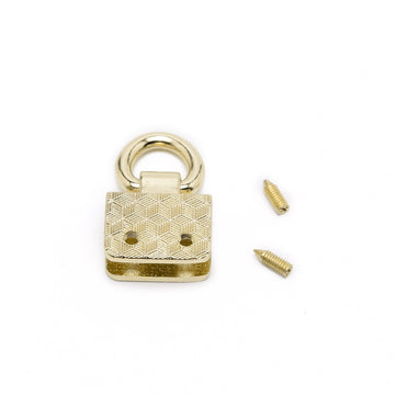 Taschenhenkel Halter zum Schrauben Metall (Zinklegierung) 3,2x2x0,9cm 2 Sets